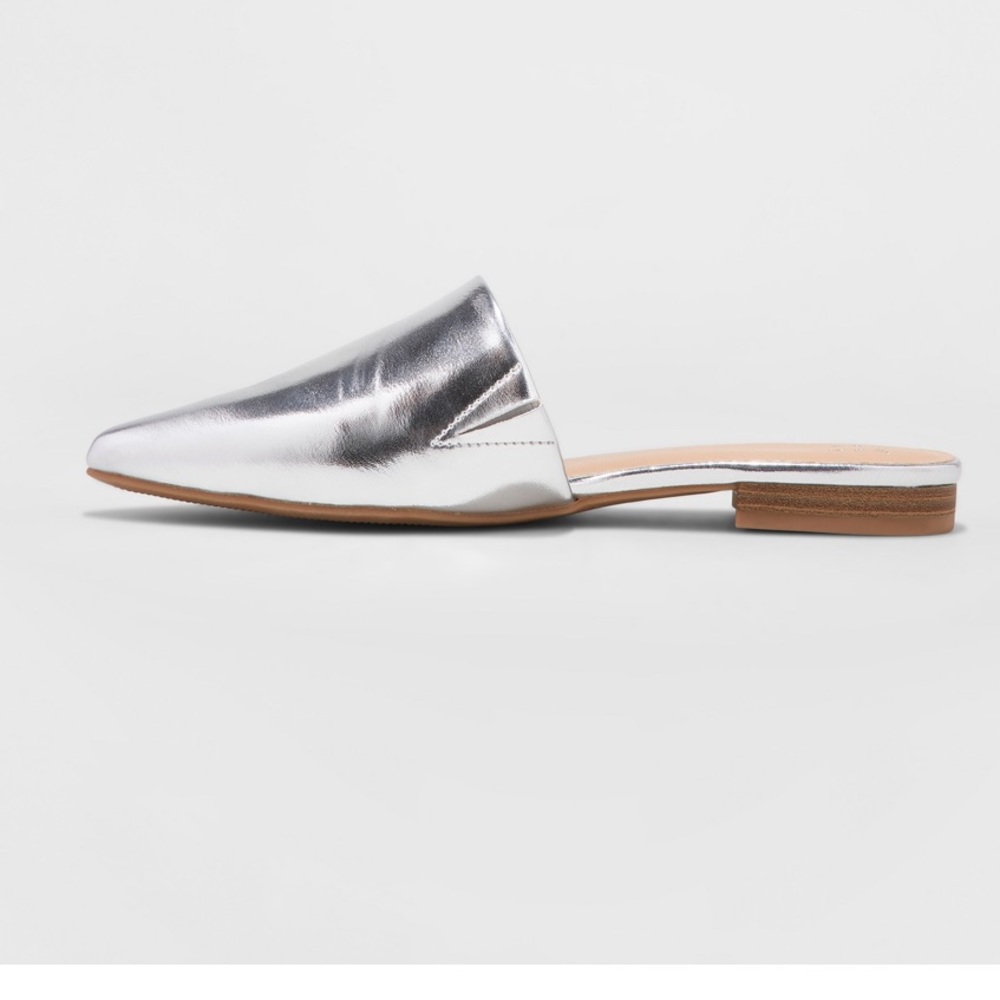 NEW silver mules! - Picture 2 of 7